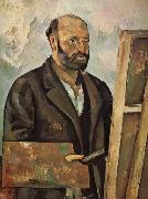 Paul Cezanne Self-Portrait with Palette Spain oil painting artist